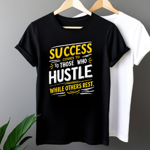 En Tri-matière Succès Motivation Hustle T-shirt Inspirer & Hustle