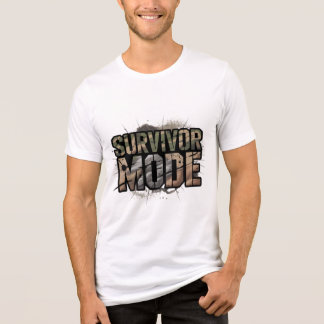 En Tri-matière Survivor Mode Cracked Wall Men’s T-Shirt – Battle