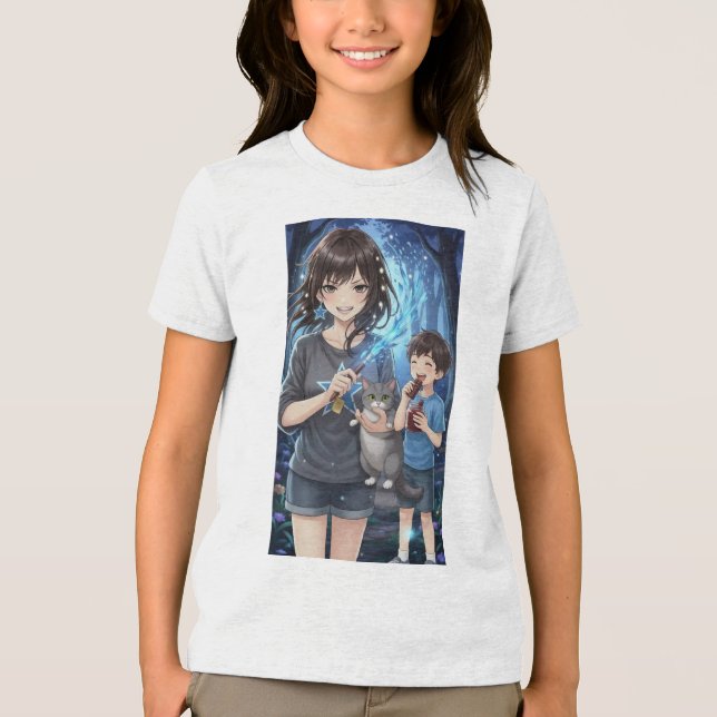 En Tri-matière Sweet Siblings T-Shirt (Recto)