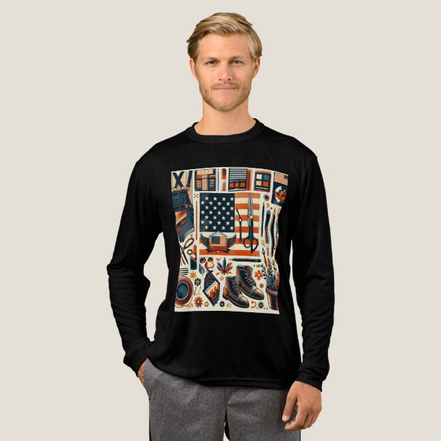 En Tri-matière T-shirt (Recto complet)