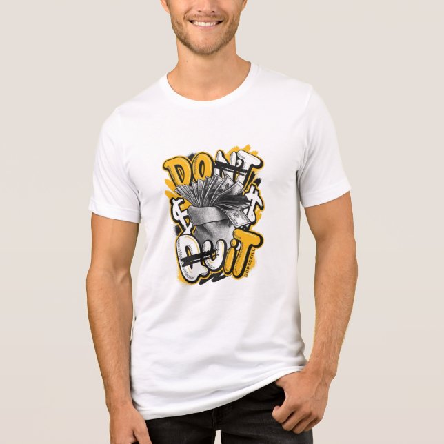 En Tri-matière T-shirt à manches demi-blanches  (Recto)