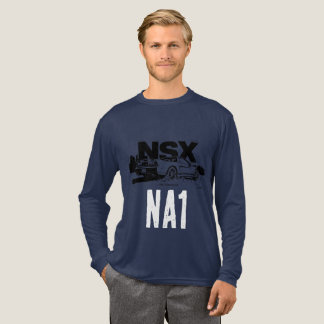 En Tri-matière T-Shirt à manches longues avec dessin au trait de