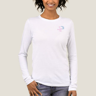 En Tri-matière T-Shirt à manches longues et col rond blanc minima