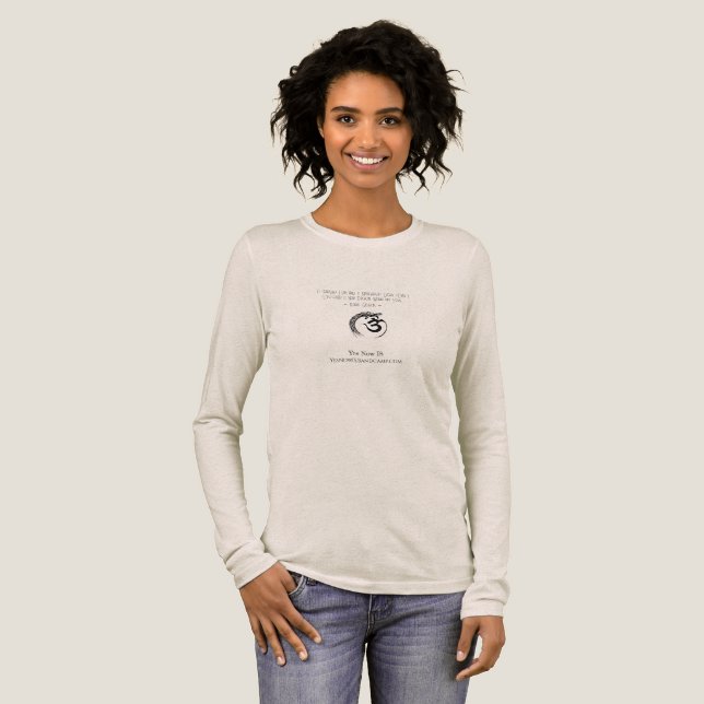 En Tri-matière T-shirt à manches longues pour femmes (Recto complet)