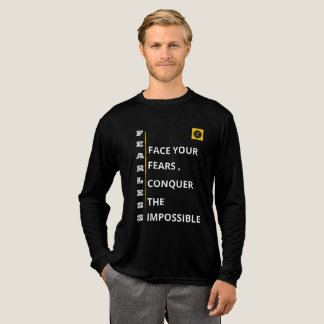En Tri-matière T-Shirt à manches longues pour hommes - Vibe intré