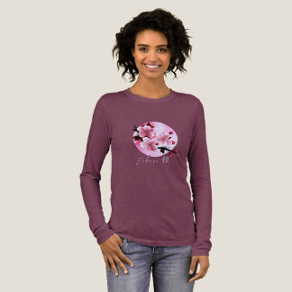 En Tri-matière T-Shirt à manches longues Sakura pour femmes