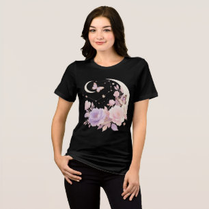 En Tri-matière T-shirt à trois mélanges pour femmes Bella+Canvas
