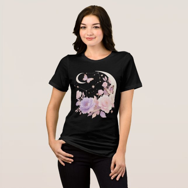 En Tri-matière T-shirt à trois mélanges pour femmes Bella+Canvas (Recto plein)