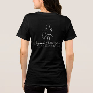 En Tri-matière T-shirt AAOH avec lettres d'argent