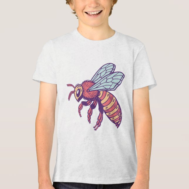 En Tri-matière T-shirt abeilles (Recto)