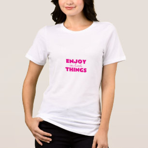 En Tri-matière T-shirt ajusté pour femmes Bella+Canvas (Blanc