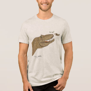 En Tri-matière T-shirt Allosaurus Boop recto seulement