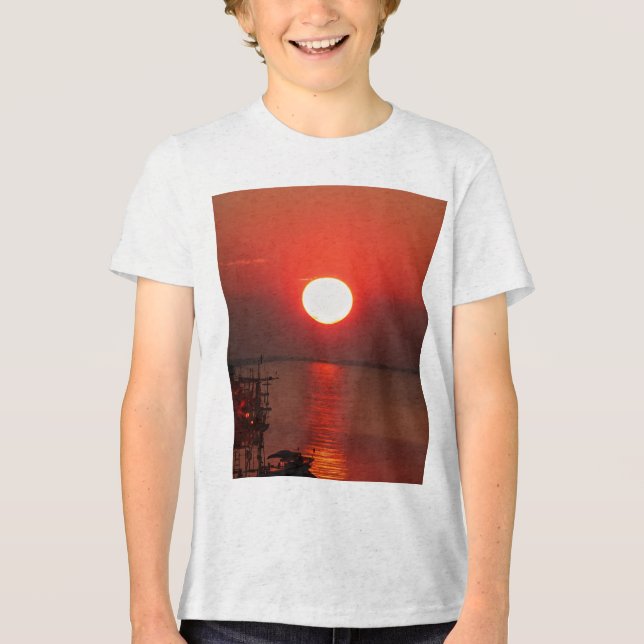 En Tri-matière T-shirt American Traditional Tattoo Design - Bold, (Recto)