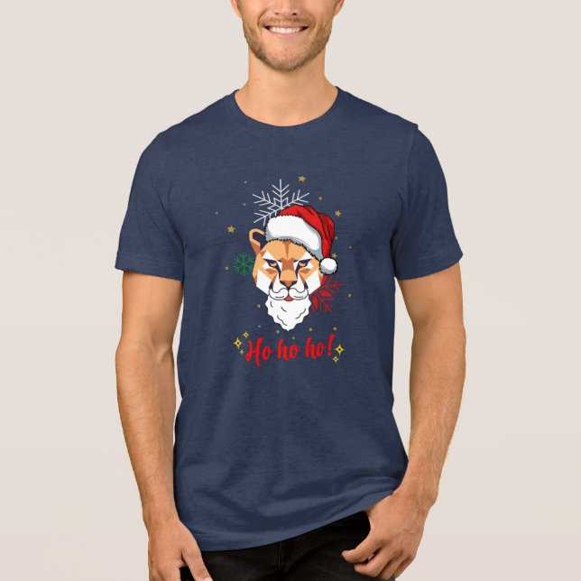 En Tri-matière t-shirt animal ho ho ho  (Recto)