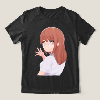 En Tri-matière T-shirt Anime mignon pour femmes