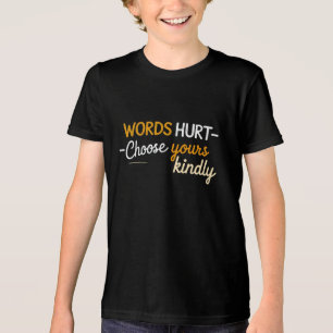 En Tri-matière T-shirt anti-harcèlement pour enfants