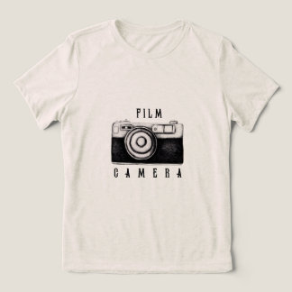 En Tri-matière T-Shirt Appareil Photo Argentique