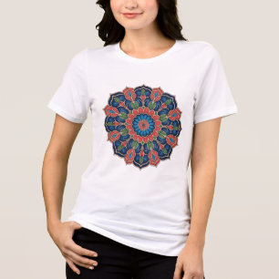 En Tri-matière T-Shirt Art de l'émail persan (Minakari)