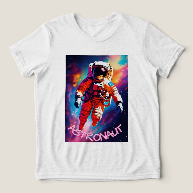 En Tri-matière T-Shirt Astronaute (Design Recto)