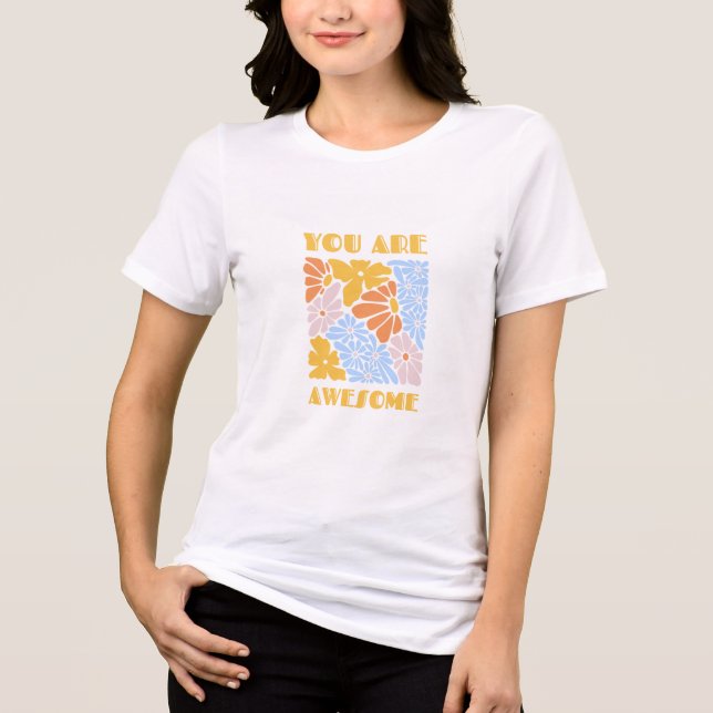 En Tri-matière T-Shirt avec un bon design (Recto)