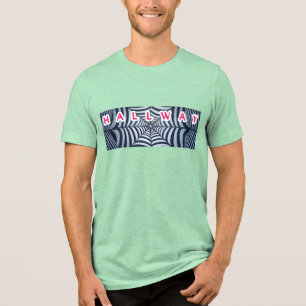 En Tri-matière T-shirt Bella+Canvas, blanc, S adulte