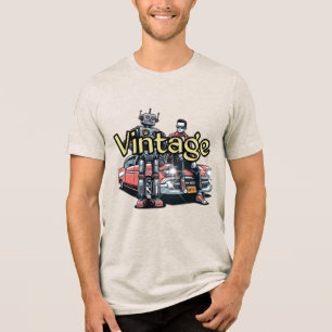 En Tri-matière T-shirt Bella+Canvas, blanc, S adulte