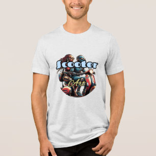 En Tri-matière T-shirt Bella+Canvas, blanc, S adulte