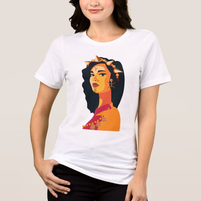 En Tri-matière T-shirt berbère amazigh (Recto)