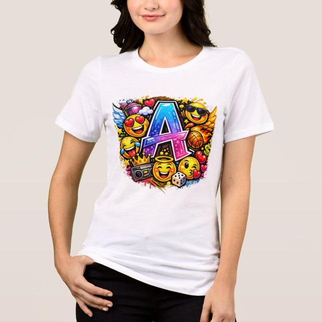 En Tri-matière T-shirt blanc pour femmes (Recto)