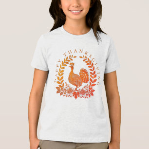 En Tri-matière T-shirt bon thanksgiving Turquie