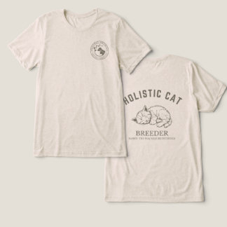 En Tri-matière T-shirt Breeder Holistic Cat - Unisex Neutral