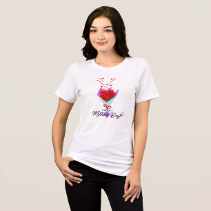 En Tri-matière T-shirt cadeau fête des mères