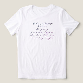 En Tri-matière T-shirt Café Princesse Fée