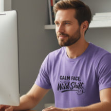 T-shirt Calm Face Wild Shift Frontline pour homme