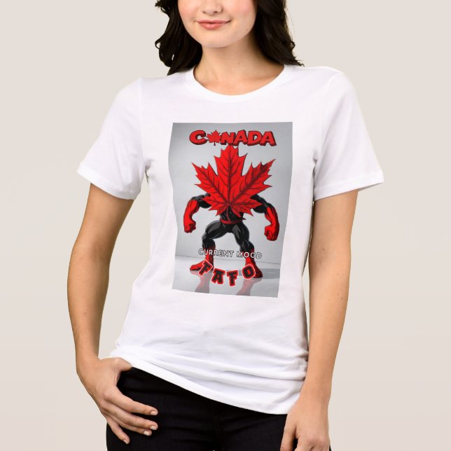 En Tri-matière T-shirt Canada FAFO pour femmes (Recto)