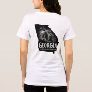 En Tri-matière T-shirt capture le cœur et l'héritage de la Géorgi