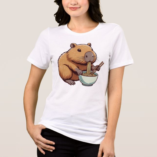 En Tri-matière T-shirt Capybara (Recto)