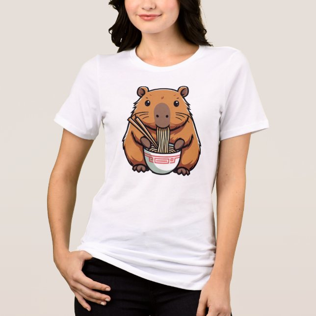En Tri-matière T-shirt Capybara (Recto)