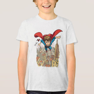 En Tri-matière T-Shirt Cartoon Super Garçon Volant – S Dynamique