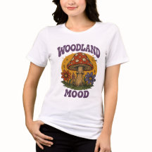 T-Shirt Champignon Vintage Woodland Mood | Cottage