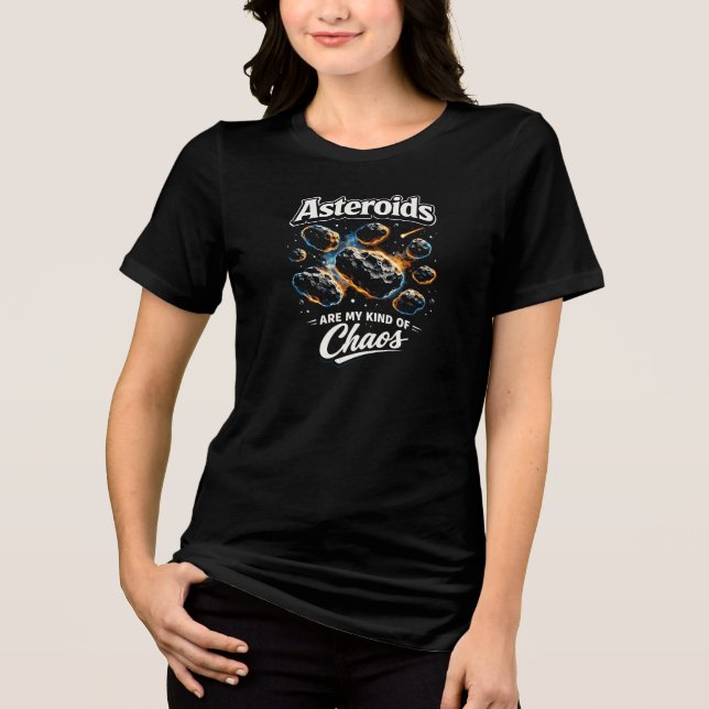 En Tri-matière T-Shirt Chaos Astéroïdes (Recto)