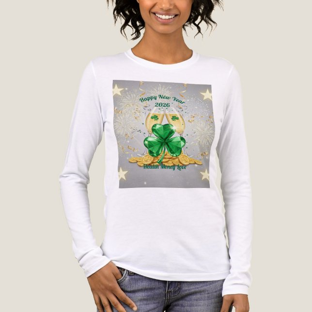 En Tri-matière T-Shirt "Charme Chanceux"  (Recto)