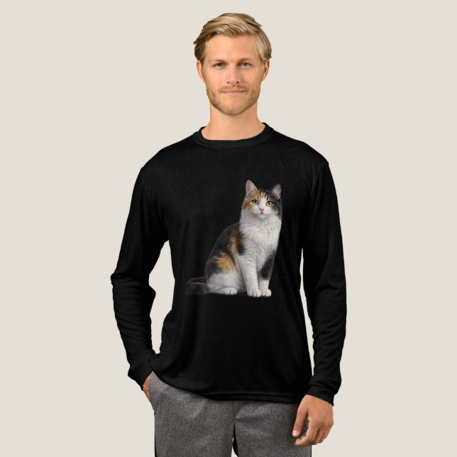 En Tri-matière T-Shirt Chat (Recto complet)