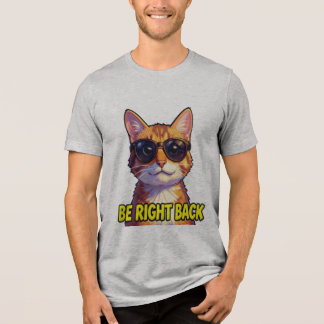 En Tri-matière T-Shirt Chat Cool De Retour