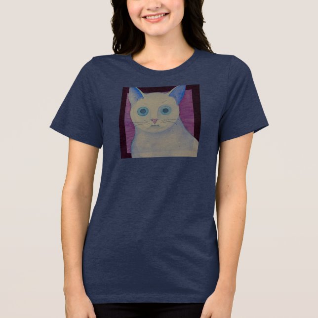 En Tri-matière T-Shirt Chat Étoile à Neutrons (Recto)
