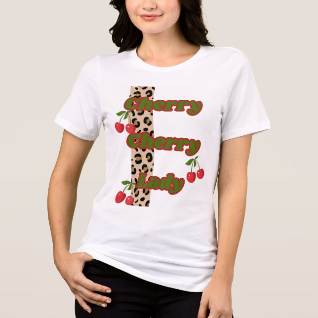 En Tri-matière T-shirt Cherry Cherry Lady (Recto)