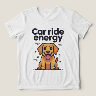 En Tri-matière T-shirt Chien Chiot Retriever Doré Énergie de Prom