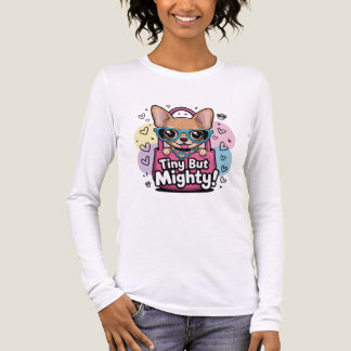 En Tri-matière T-shirt Chihuahua « Petit mais puissant »