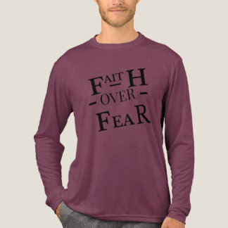 En Tri-matière T-Shirt Chrétien La Foi Au-Dessus De La Peur