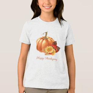 En Tri-matière T-shirt Citrouille automne